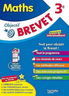 Couverture : Objectif Brevet 2027 - Maths 3e