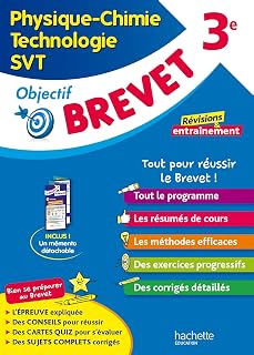 Couverture : Objectif Brevet 2027 - Sciences (Physique-Chimie, Technologie, SVT) 3e