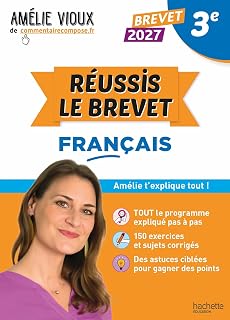 Couverture : Réussis l'épreuve de français au Brevet 2027 avec Amélie Vioux