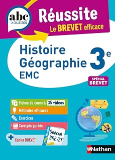 Couverture : Histoire-Géographie-EMC (Enseignement moral et civique) 3e - ABC Réussite - Le Brevet efficace - Cours, Méthode, Exercices - Brevet 2027