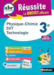 Couverture : Physique-Chimie - SVT (Sciences de la vie et de la Terre) - Techno 3e - ABC Réussite - Le Brevet efficace - Cours, Méthode, Exercices - Brevet 2027