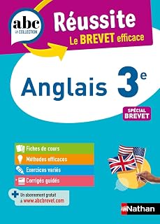 Couverture : Anglais 3e - ABC Réussite - Le Brevet efficace - Cours, Méthode, Exercices - Brevet 2027