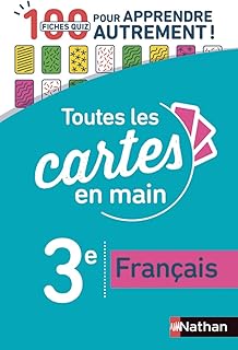 Couverture : Français 3e - Toutes les cartes en main - Fiches quiz Brevet - Brevet 2027