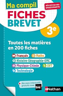 Couverture : Toutes les matières 3e - Ma Compil fiches Brevet - Brevet 2027