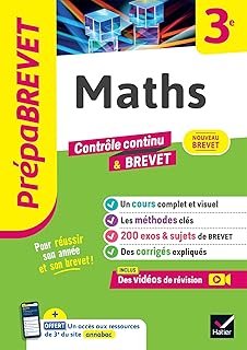 Couverture : Prépabrevet - Maths 3e - Brevet 2027: cours, méthodes & sujets de brevet corrigés