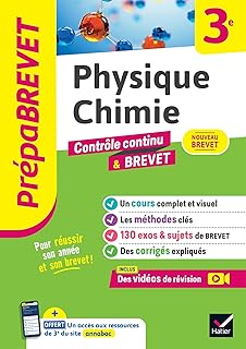 Couverture : Prépabrevet - Physique-Chimie 3e - Brevet 2027: cours, méthodes & sujets de brevet corrigés
