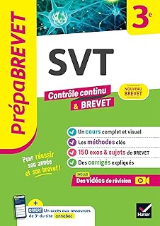 Couverture : Prépabrevet - SVT 3e - Brevet 2027: cours, méthodes & sujets de brevet corrigés