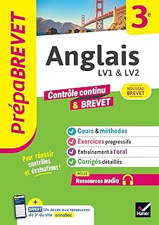 Couverture : Prépabrevet - Anglais 3e - Brevet 2027: cours, méthodes & entraînement