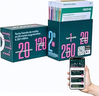 Couverture : OCTOMAP Maths Seconde Générale – Tout le programme de 2de en cartes mentales augmentées: Leçons claires, exercices par niveau, 250 vidéos, appli mobile. Clarté, confiance, autonomie